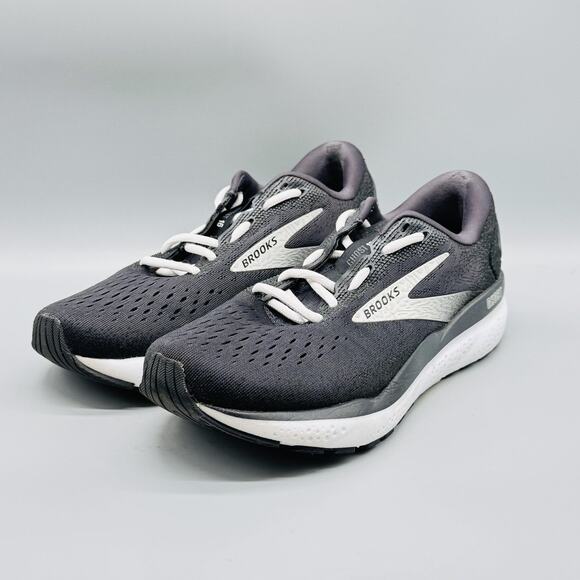 Brooks Shoes Womens 8.5 Black Ghost 15 Running Mesh Lace Up Athletic Sneakers - Picture 3 of 9